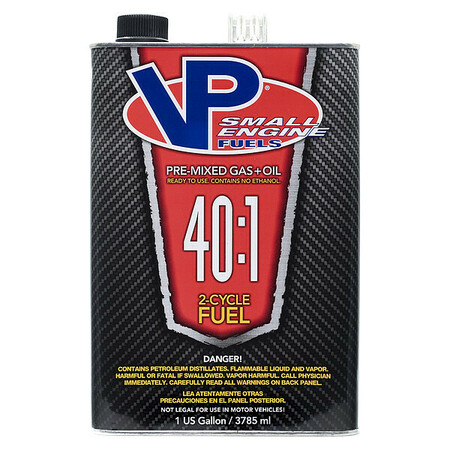 VP RACING FUELS VP Small Engine Fuel, 40:1 Mixed 94 Octane Ethanol Free GAL 6291